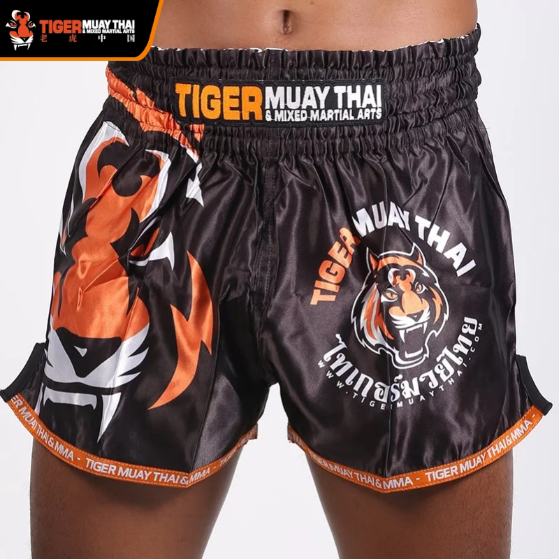 Tiger Muay Thai Shorts Kick boxing Sanda Fighting Training Quick Dry Training Pants Various sports training comfort