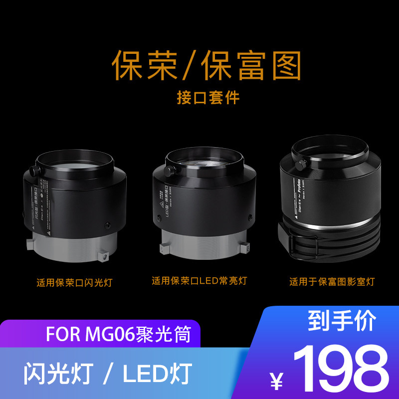 Spot Metering MG06 Condenser Imaging Lens Flash LED Steady Light Baorong Interface Baofutu Interface