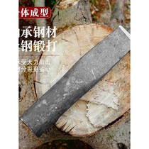Manganese steel forged firewood tip ax tip weighted wood splitting artifact to break firewood and separate firewood Shennong tool to chop firewood and pile workers