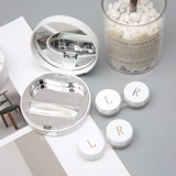 Невидимые брендовые мраморные портативные очки, изысканный стиль, простой и элегантный дизайн