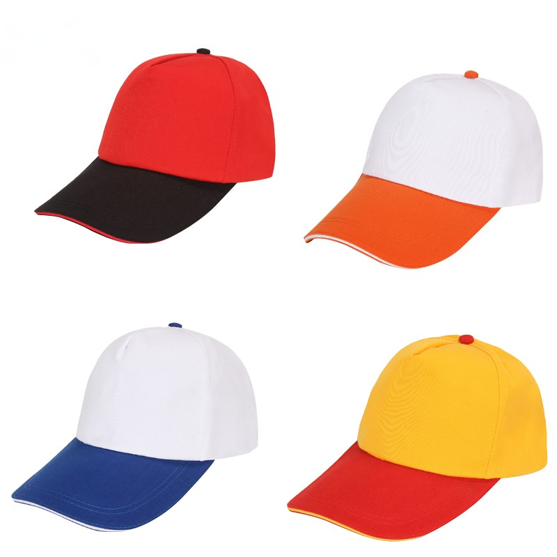 Hat custom logo printing pattern student custom embroidery team building image baseball cap male big head circumference duck tongue