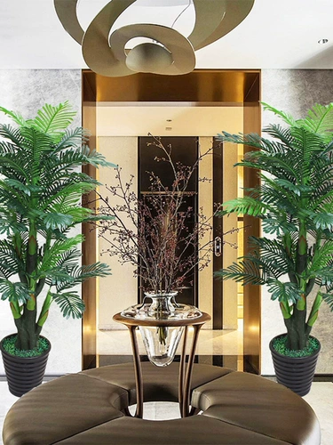 Моделирование зеленое растение горшечное размещение