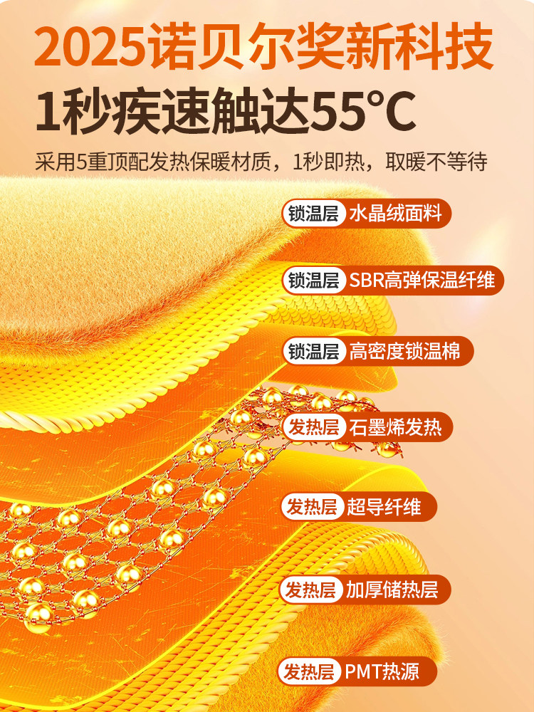 Graphene Hot Water Bottle Hand Warmer 2026 New Model Rechargeable Waterless Baby Warmer Explosion-Proof Hot Water Bag Foot Warmer Gadget