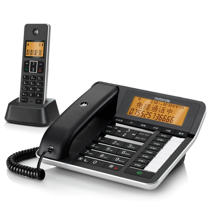 Безпроводной детский телефон Motorola C7501RC для записи, домашний цифровой телефон офисный