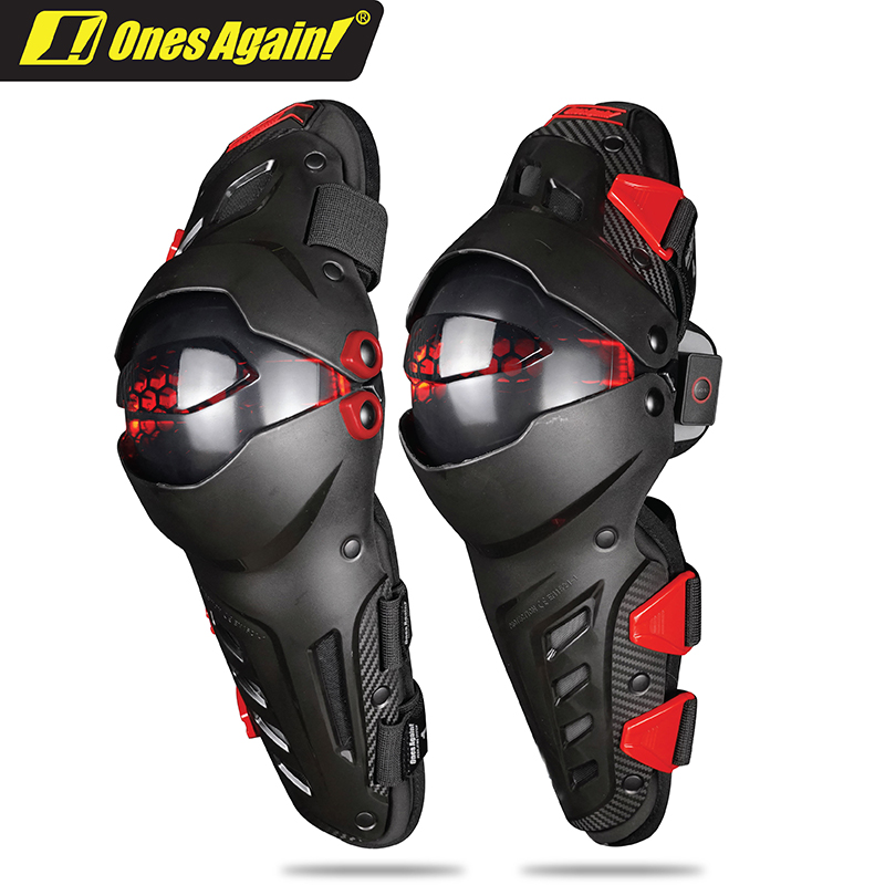 Ones Again Locomotive Bright Light Kneecap Motocross Rider Protective Gear All Season Windproof Riding Anti-Fall Equipped summer