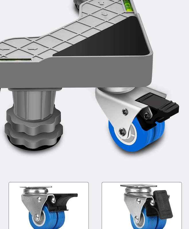 Đế máy giặt đa năng hoàn toàn tự động máy phát xung giày giá đỡ máy giặt trống di động giá đỡ bánh xe đa năng chân máy tủ lạnh