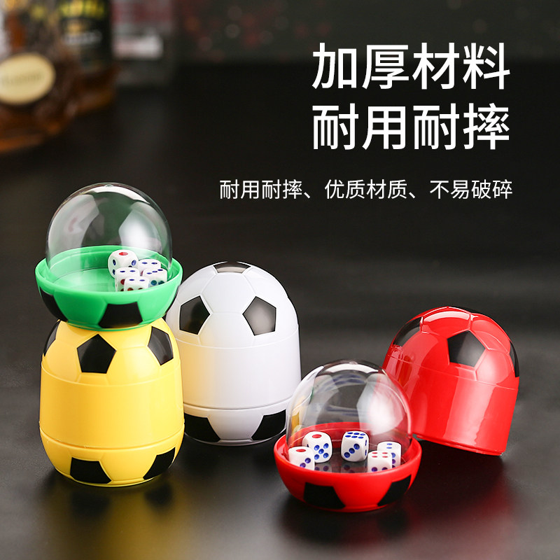 HUGZHOU High-end Soccer Sieve Night Total Creative with Dice Dice Dice Entertainment Personality Rock Skin