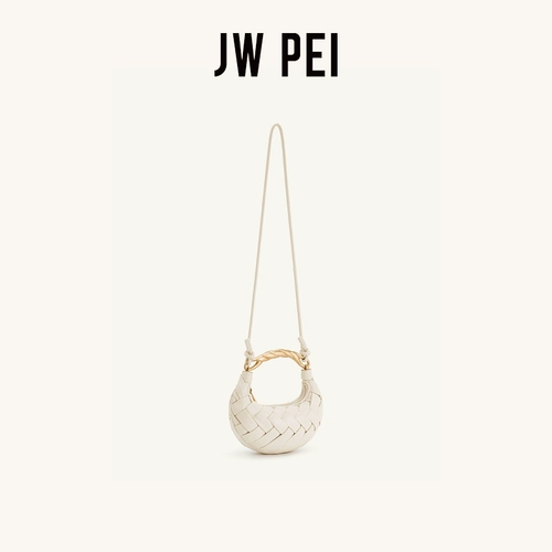 JW PEI Плетеная сумка на одно плечо, сумка через плечо, портативная небольшая сумка, изысканный стиль