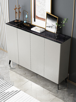 Door shoe cabinet home porch cabinet Italian light luxury home baking paint modern simple large capacity multi-functional storage