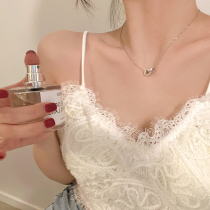 caring kiss Necklace 2022 New Love Necklace Women in Light Luxury Fashion Clockchain Limited Necklace Chain