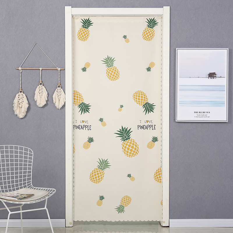 Waterproof Door Curtain, Shower Curtain, Kitchen, Bathroom, Toilet, Shower Room, Bedroom, Home Partition Decoration, Blocking Curtain, No Drilling Required