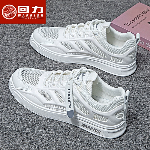 Warrior, дышащая летняя белая обувь, сетчатая тонкая спортивная обувь, кроссовки