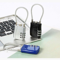 Lohas travel code lock small code padlock suitcase lock trolley box gym code lock backpack lock soft steel