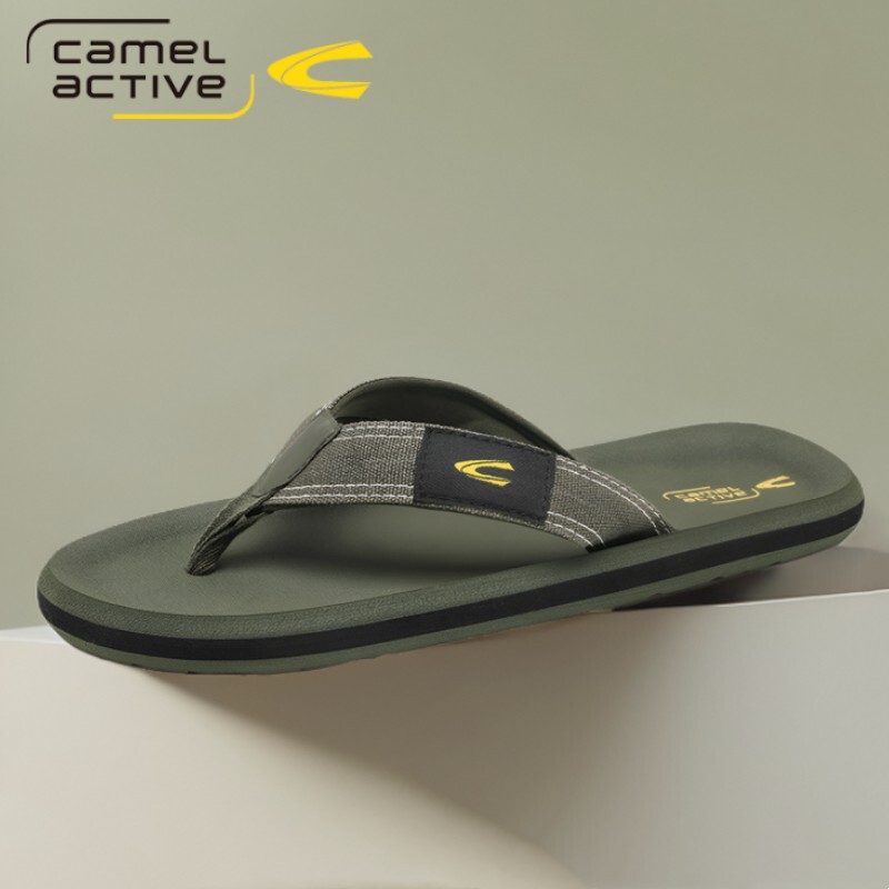 German Camel Dynamic Summer New Men's Flip-Flops High-End Trendy Non-Slip Ultra-Light Soft-Soled Outdoor Slippers for Men