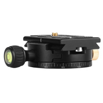 Panoramic pan tilt rotating base Pan tilt quick release plate clamp base 360-degree rotation without blind spots camera accessories