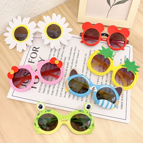 Детские мультяшные милые поляризационные солнцезащитные очки для принцессы для мальчиков, подарок на день рождения