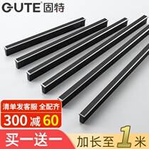 Gent cabinet door lengthy handle simple solid handle 1 meter Nordic American Drawer Wardrobe shoe cabinet Golden household