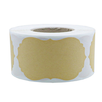 250 sheets of kraft paper sticker seal tag label Christmas gift decoration