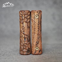 Mountain soul Mountain soul original modified Snow Peak Xuefeng open box storage box wooden handle accessories