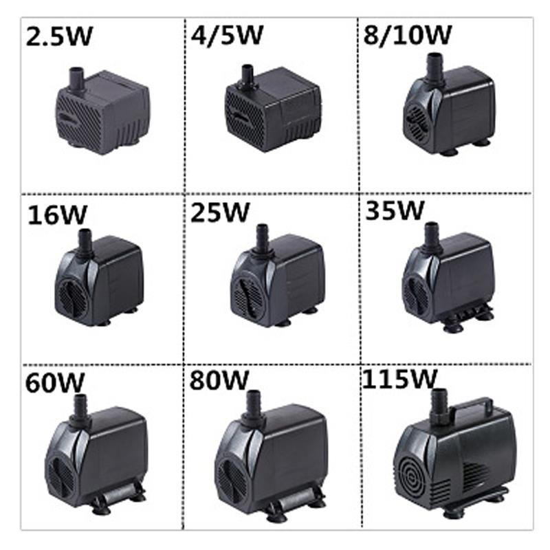  Fish Tank Water Pump Submersible Pump Silent Small Bottom Suction Pumped Pumps False Mountain Flowing Water Fountain Small Water Pump Mini