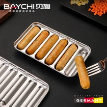 German stainless steel sausage mold baby food mold can be steamed high temperature childrens baby steamed cake steamed sausage abrasive