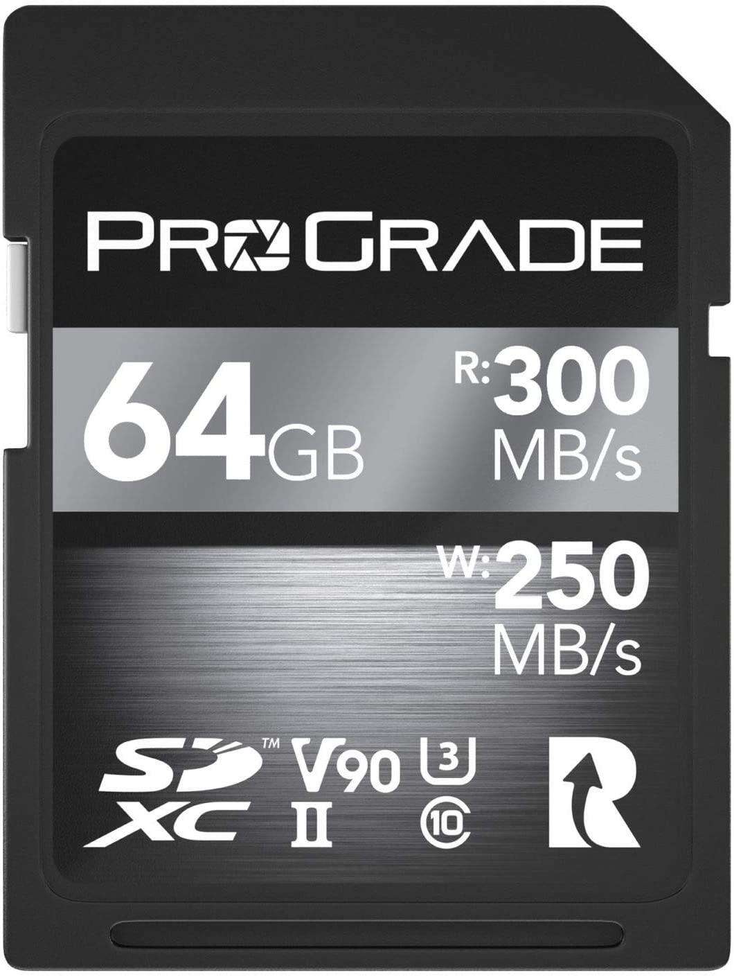 PROGRADE forward digital SD card V90 64G 300M A7S3 memory card compatible camera professional
