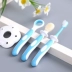 vcoool baby teether care set bộ răng hàm che lưỡi cạo lưỡi bàn chải đánh răng kết hợp ba mảnh chính thức đích thực - Gutta-percha / Toothbrsuh / Kem đánh răng Gutta-percha / Toothbrsuh / Kem đánh răng