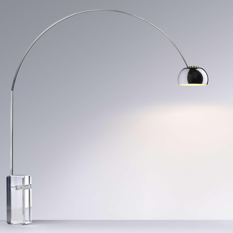 Nordic Post-Modern Eye-Protection Full-Spectrum Design Parabolic Stainless Steel Living Room Model Room Duplex Floor Lamp