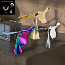 Flying bird bottle opener balanced tumbler metal bird beer bottle opener creative ornaments wine bottle opener artifact long handle