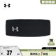 Under Armour 공식 Ole UA 여성용 와이드 헤어밴드 탄력 있고 편안한 통기성 러닝 피트니스 스포츠 트레이닝 헤드밴드