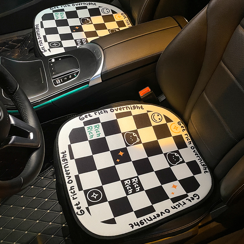 Car Cushions Summer Monolithically cushion Four Seasons Universal cartoon Breathable Cool Cushion Dinghi Net Red Car Cushion