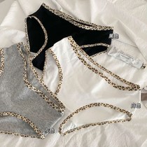 Japanese sexy BAO WEN pure desire underwear less ladies hip lift pure cotton antibacterial seamless student large size breathable