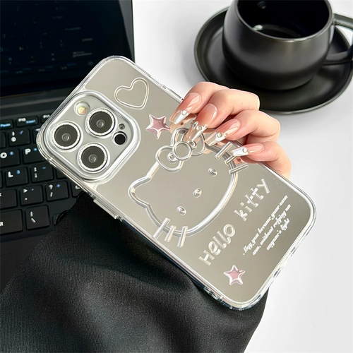 Apple, серебряный совместимый iPhone15 Pro, iPhone 16, чехол для телефона, iPhone12 Pro, объектив, iPhone14 Pro, защитная сумка, зеркальный эффект, iphone, 13promax, защита при падении, изысканный стиль