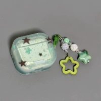 Airpods 4 поколения та же подвеска + зеленый сжигание чернила звезда