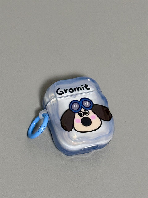 ເຫມາະສໍາລັບ AirpodsPro headphone protective case Korean funny cartoon Apple headphone case AirPods 1/2 generation protective case simple and cute airpods new 3rd generation Bluetooth headphone case women model