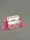 Suitable for AirpodsPro protective case, funny braided pink piggy Apple headphone case, AirPods 1/2 generation protective case, fun and creative airpods new 3rd generation Bluetooth headphone case, niche female