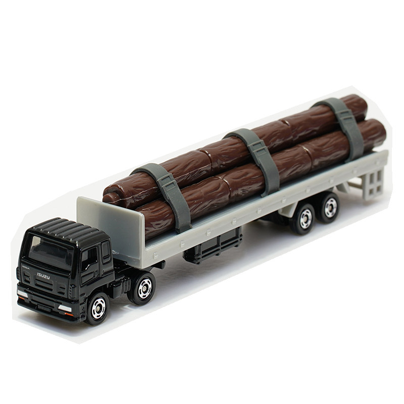 日本TOMY多美卡合金小汽车模型玩具125号伐木材运输长卡车879541 - Taobao