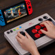 8BitDo arcade joystick V3 Sanwa ຮຸ່ນມາດຕະຖານການເຊື່ອມຕໍ່ຫຼາຍໂຫມດ LED ຮູບແບບເວລາທີ່ແທ້ຈິງສະແດງການຕໍ່ສູ້ກັບຄອມພິວເຕີ PC Nintendo NSSwitch/Lite ເກມໄອນ້ໍາ