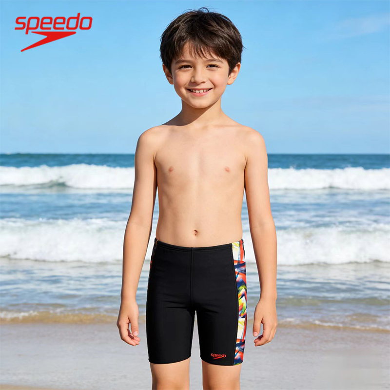 Speedo Children's Swim Trunks, Knee-Length Swimming Trunks, Youth Swimming Training and Competition, Chlorine-Resistant and Durable