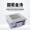 Cassette Fan Coil Water Air Conditioner with Four-Way Air Outlet, Ceiling-Mounted Air Conditioner, Embedded Heating and Cooling Dual-Use Ceiling Fan Coil