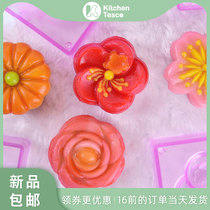 Japanese and fruit mold making tool Hand-pressed Mid-Autumn Ice Skin Mooncake Mold Mung Bean Cake Home Baking Tool