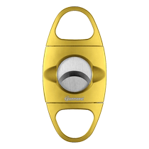 GUEVARA cigar scissors large diameter double-edged sharp stainless steel cigar cutter portable cigarette holder blade high-end