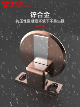 High-end floor suction door suction strong magnetic door stopper door fixing buckle windproof door safety door stop anti-collision no punching