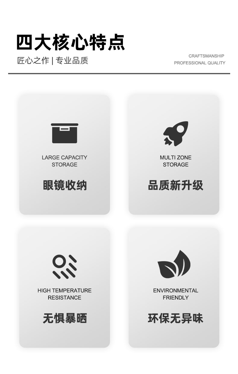 Car Main Driver Storage Box Glasses Holder Car Glasses Case Sunshade Sunglasses Clip Sunglasses Board Glasses Clip