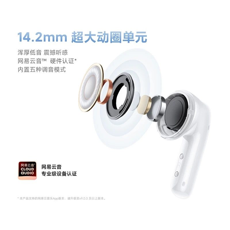 Xiaomi Redmi Buds6 Vitality Edition Wireless Bluetooth Headphones Redmi Semi-In-Ear Call Noise Reduction Model for Men and Women