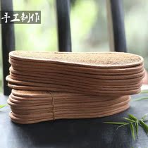 Hunan Non-suicide] artisan brown art Winter bursting Mountain brown silk insole natural deodorant absorbing sweat and warming 5 double