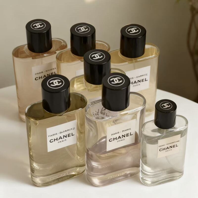 Chanel City Series Paris, Deauville, Venice, Biarritz, Edinburgh Perfume Samples