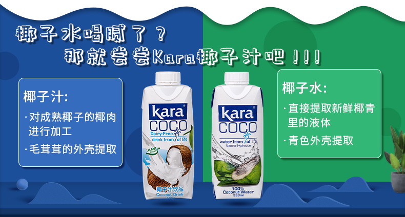 KaraCoco椰子水500ml*12整箱