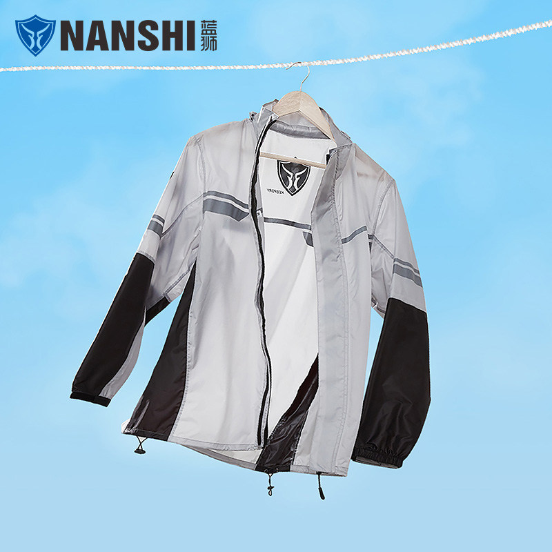 Riding raincoat Rain pants suit men's summer ultra-thin breathable fishing full body Anti-rain Two-style raincoat