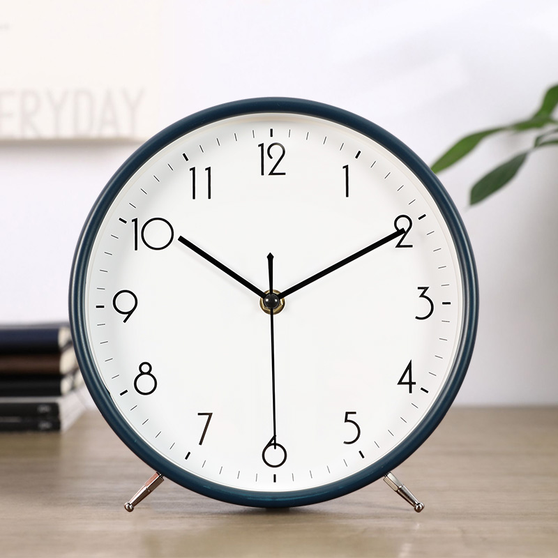 Light Extravagant Desktop Clock Pendulum Desktop Seat Clock Living Room Home Fashion Mute Sitting Watch Brief Modern Desk Pendulum-Taobao
